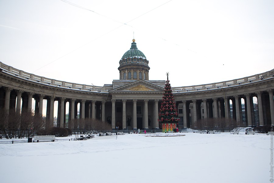 Новогодняя городская елка Санкт-Петербург