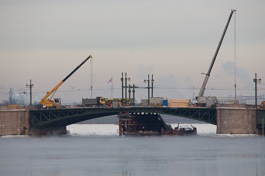 ремонт реконструкция Дворцовый мост