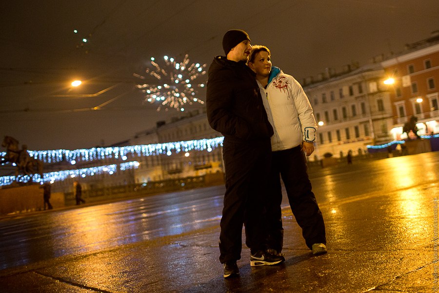 Санкт-Петербург Новый год Невский проспект