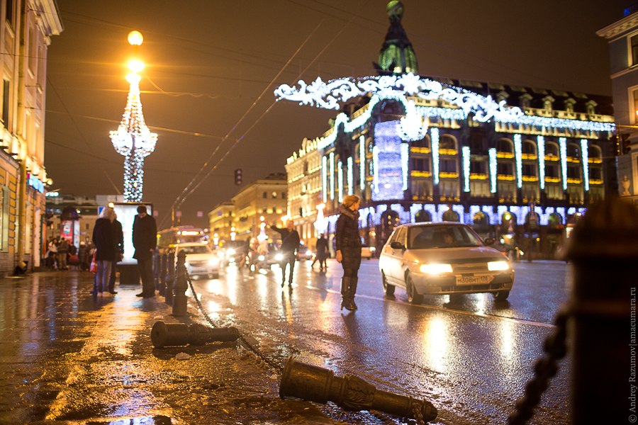 Санкт-Петербург Новый год Невский проспект